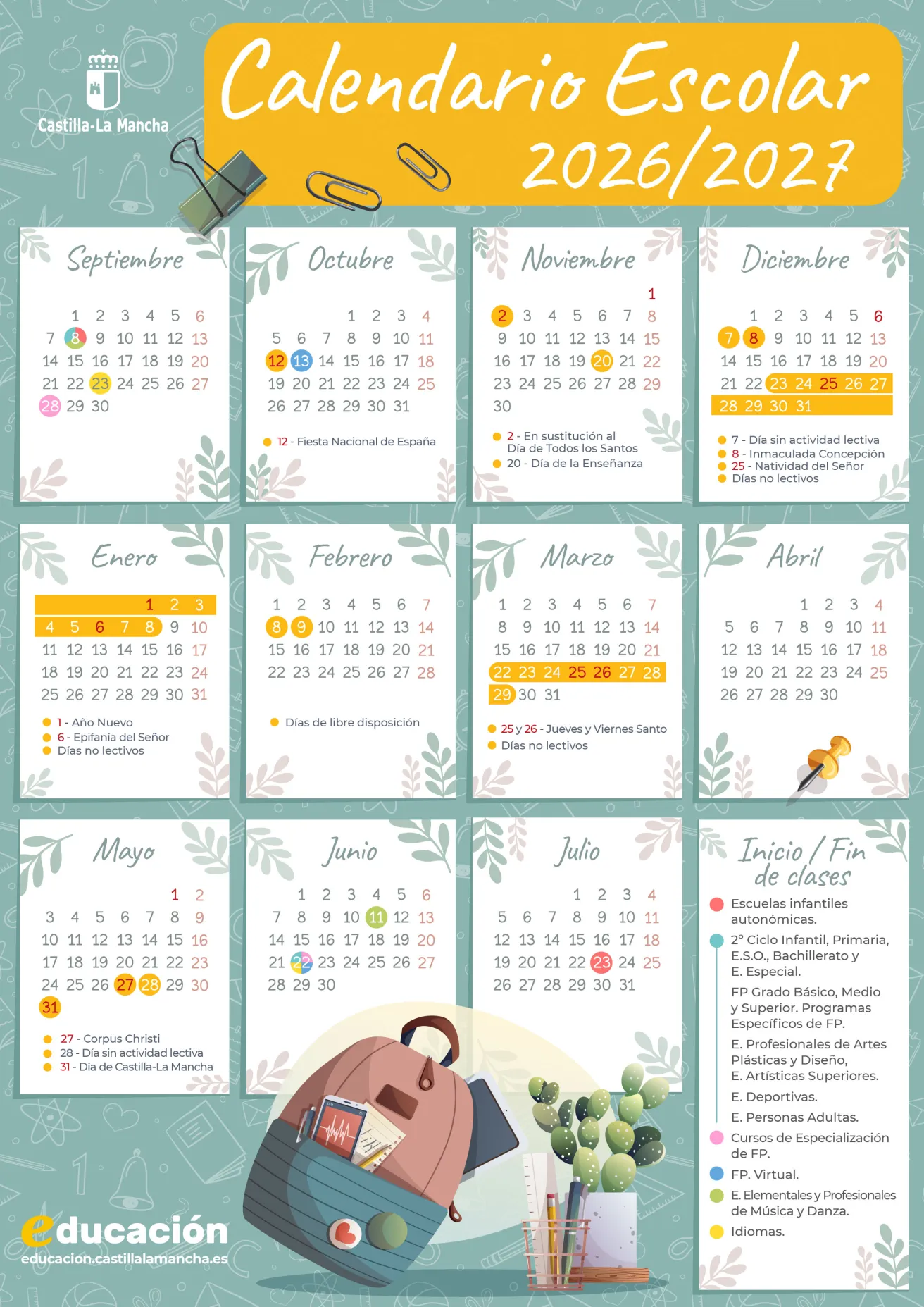 CalendarioEscolar2026 27